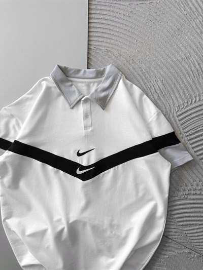 BEYAZ POLO ORTA NİKE TSHİRT