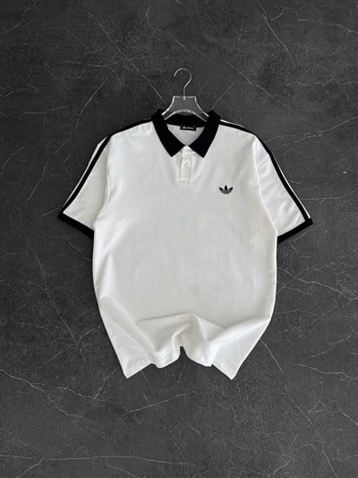 BEYAZ POLO YAKA ADİDAS TSHİRT