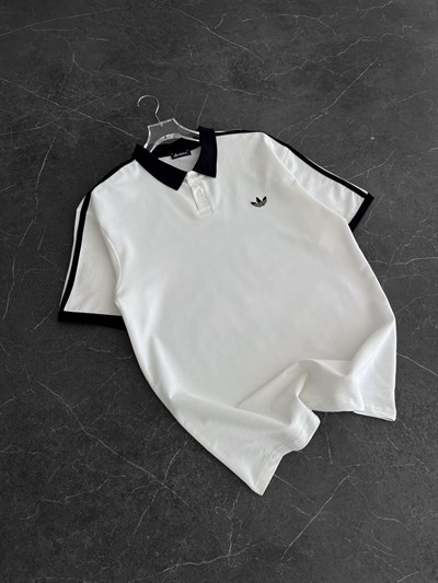 BEYAZ POLO YAKA ADİDAS TSHİRT