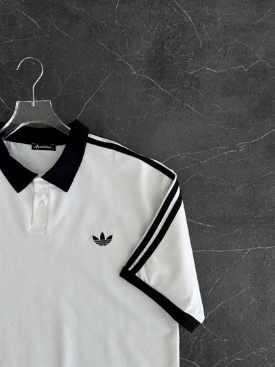 BEYAZ POLO YAKA ADİDAS TSHİRT