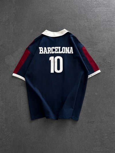 BEYAZ SIRT 10 BARCELONA TSHİRT