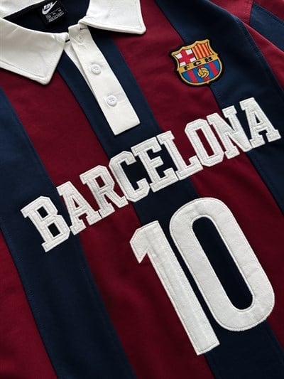 BEYAZ SIRT 10 BARCELONA TSHİRT