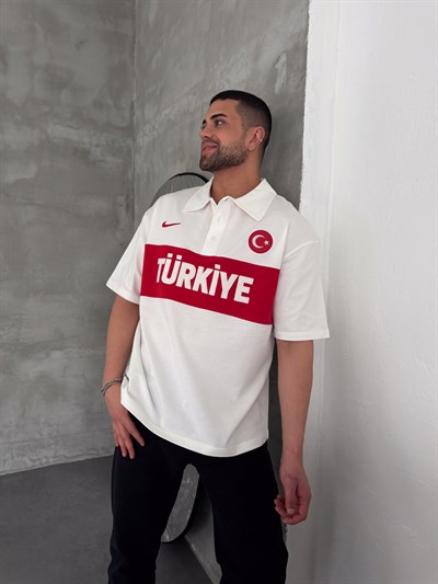 BEYAZ TÜRKİYE TSHİRT