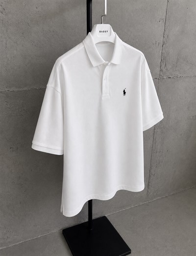 BEYAZ YAKALI POLO TSHİRT
