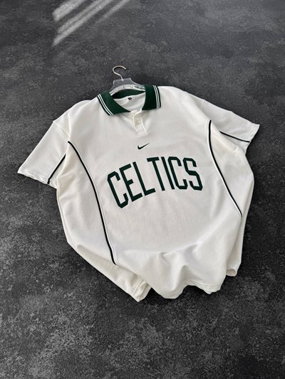 BEYAZ YAKALII CELTİC TSHİRT