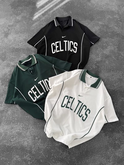 BEYAZ YAKALII CELTİC TSHİRT