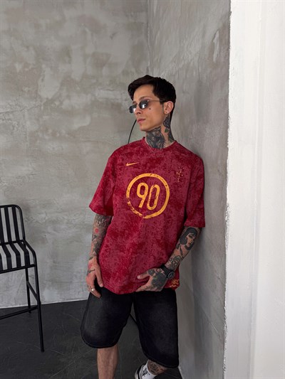 BORDO 90 TRAVİS TSHİRT