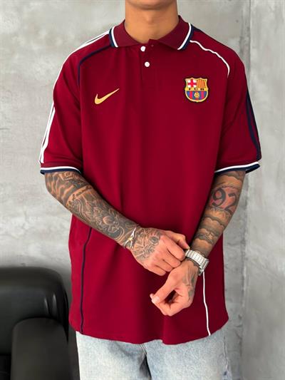 BORDO ÇİFT BİYE BARÇA TSHİRT