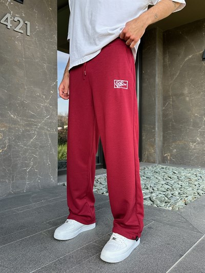 BORDO KARE VANS EŞOFMAN