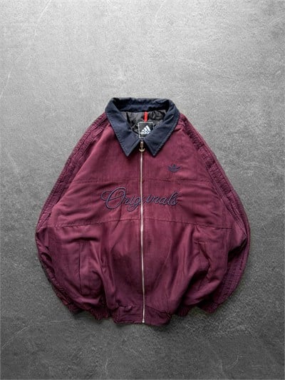 BORDO ORİGİNALS ADİDAS CEKET