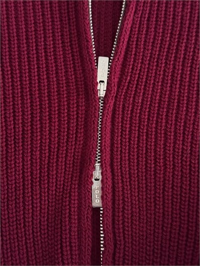BORDO POLO TRİKO HIRKA