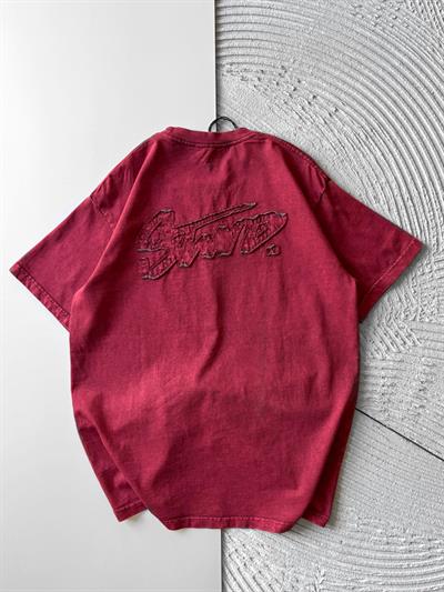 BORDO SIRT APLİKE STWD TSHİRT