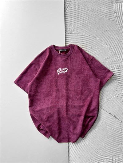 BORDO SPREY STWD TSHİRT