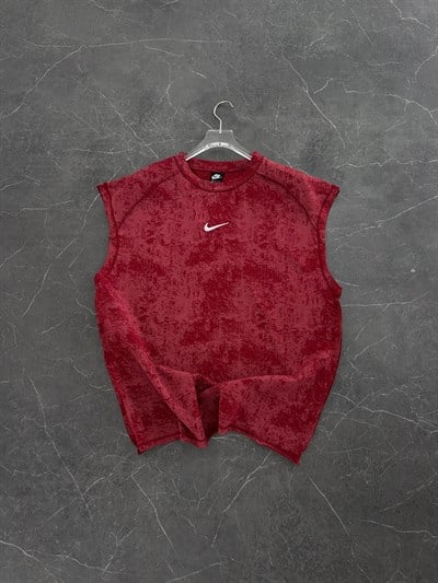 BORDO SWM LOGO NİKE ATLET