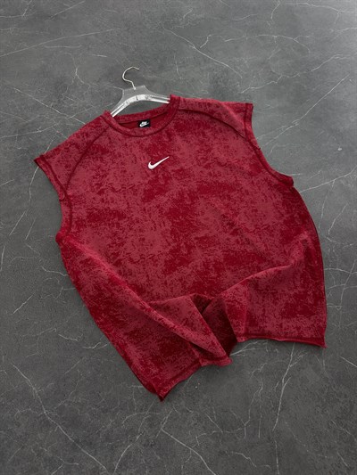 BORDO SWM LOGO NİKE ATLET