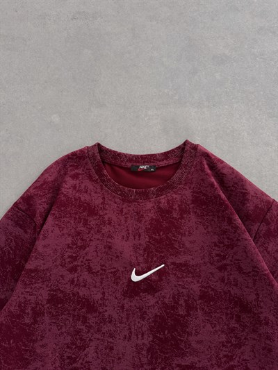 BORDO SWM LOGO NİKE TSHİRT