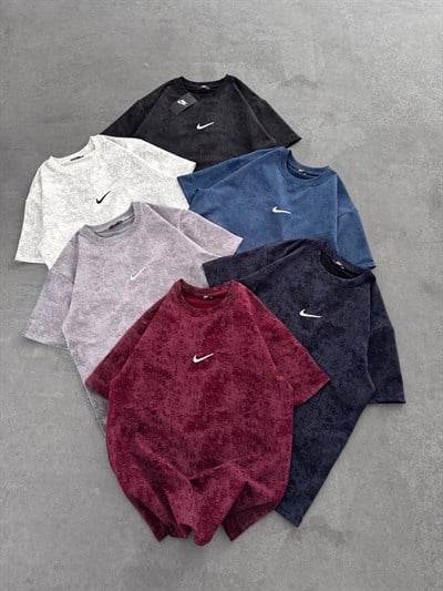 BORDO SWM LOGO NİKE TSHİRT