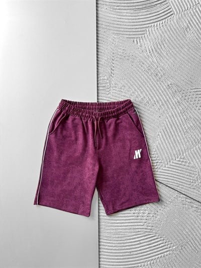 BORDO SWM MAVİ ŞORT