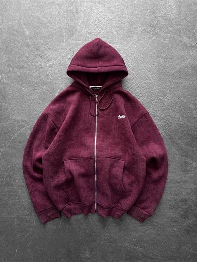 Bordo Yıkama Stwd Hırka