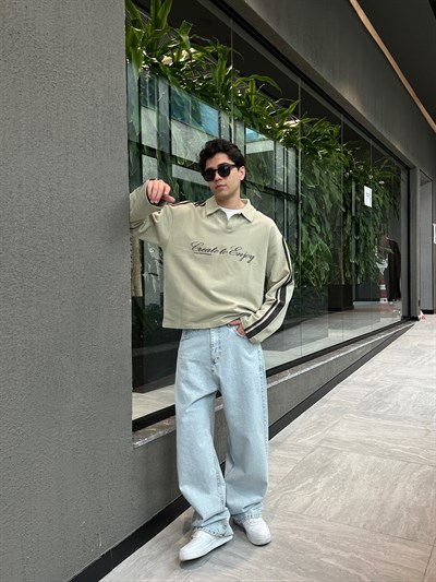 BUZ MAVİ SKATER BAGGY PANTOLON