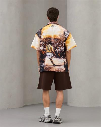 DELPİERO BASKILI OVERSİZE GÖMLEK