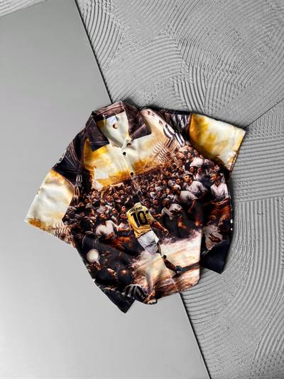 DELPİERO BASKILI OVERSİZE GÖMLEK