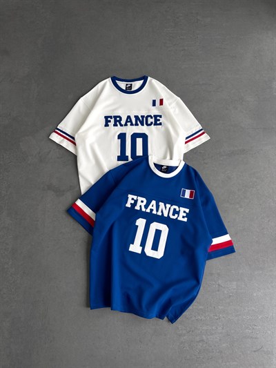 DK ÖZEL BEYAZ FRANCE TSHİRT