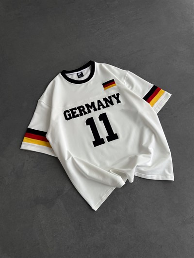DK ÖZEL BEYAZ GERMANY TSHİRT