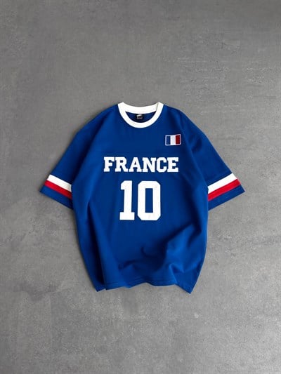 DK ÖZEL MAVİ FRANCE TSHİRT