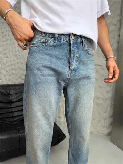 EFEKTLİ KOT BAGGY PANTOLON