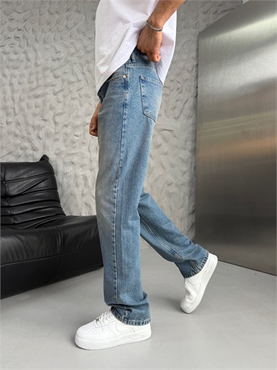 EFEKTLİ KOT BAGGY PANTOLON