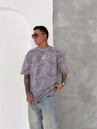 GRİ BATİİK NİKE TSHİRT