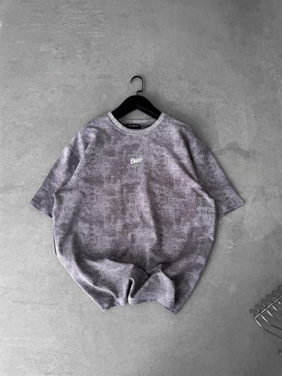 GRİ BATİİK STWD TSHİRT