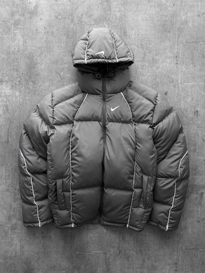 Gri Biyeli Nike Mont