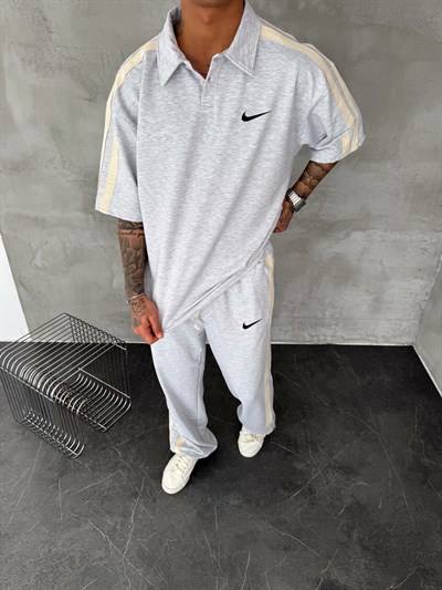 GRİ ÇİFT HASIR TAKIM