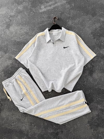 GRİ ÇİFT HASIR TAKIM