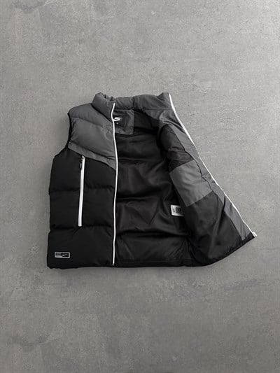 GRİ ÇİFT TECH YELEK