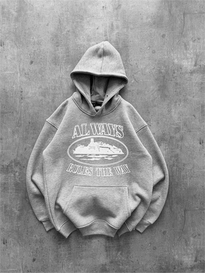 GRİ CORTEİZ ALWAYS KAPŞONLU SWEAT