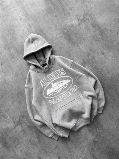 GRİ CORTEİZ ALWAYS KAPŞONLU SWEAT