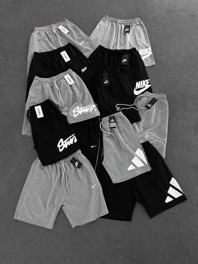 GRİ LOGO STWD ŞORT