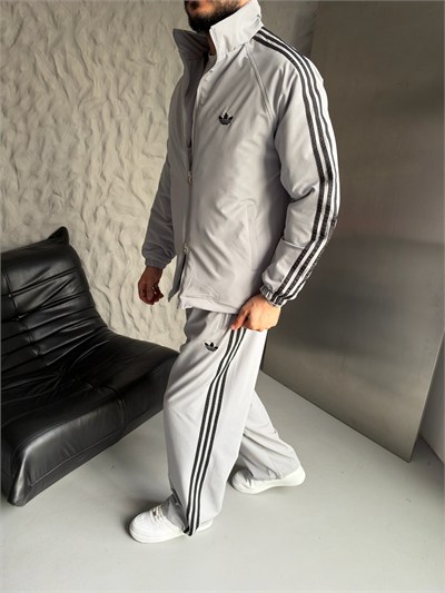 GRİ PARAŞÜT KUMAŞ ADİDAS TAKIM