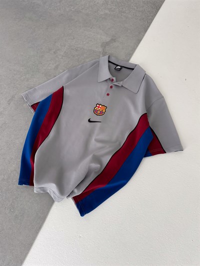 GRİ POLO BARCELONA TSHİRT