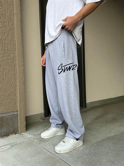 GRİ YAN NAKIŞ STWD EŞOFMAN