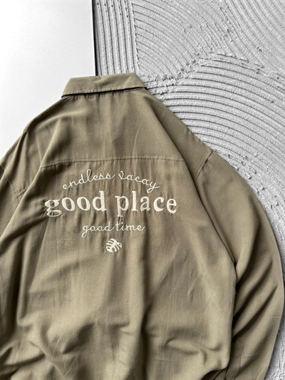 HAKİ GOOD PLACE GÖMLEK