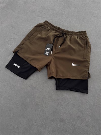 HAKİ TAYTLI NİKE ŞORT