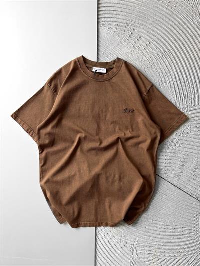 KAHVE SIRT APLİKE STWD TSHİRT