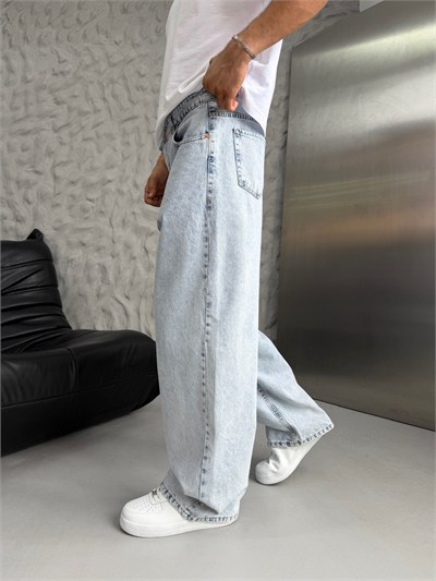 KAR YIKAMA SÜPER BAGGY KOT PANTOLON