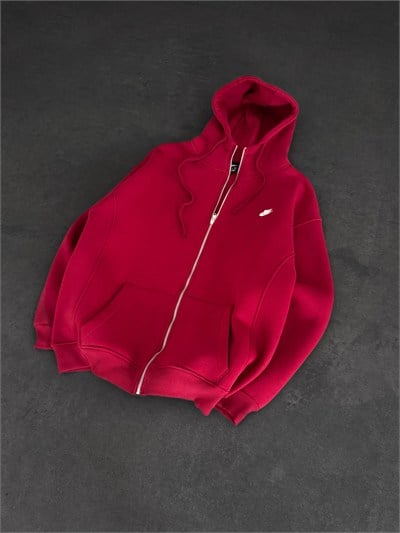 KIRMIZI CLUB FLEECE NİKE HIRKA