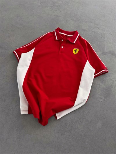 KIRMIZI GARNİ FERRARİ TSHİRT