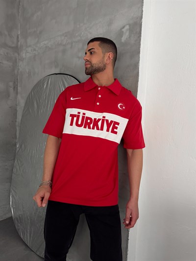 KIRMIZI TÜRKİYE TSHİRT